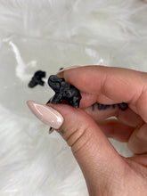 Load image into Gallery viewer, Silver Sheen Obsidian Mini Carvings