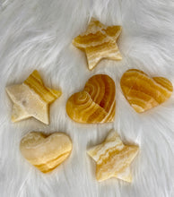 Load image into Gallery viewer, Orange Calcite Carved Shapes