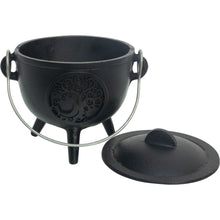 Load image into Gallery viewer, Cast Iron Cauldron with Lid
