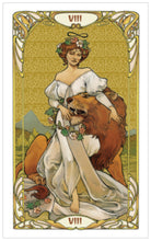 Load image into Gallery viewer, Golden Art Nouveau Tarot Mini