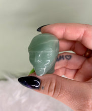 Load image into Gallery viewer, Carved Crystal Alien Skull