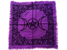 Load image into Gallery viewer, Altar Cloth / Crystal Grid Cloth Black, gold & silver