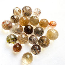 Load image into Gallery viewer, Rutilated Quartz Mini Spheres