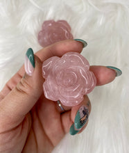 Load image into Gallery viewer, Rose Quartz Carved Roses