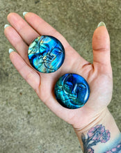Load image into Gallery viewer, Labradorite Carved Sun/Moon
