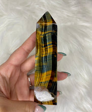 Load image into Gallery viewer, Blue Tiger Eye (Hawk eye) Tower