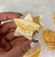 Load image into Gallery viewer, Orange Calcite Carved Shapes