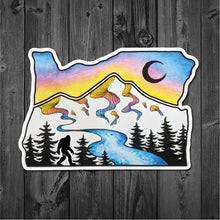 Load image into Gallery viewer, Oregon Moonrise sticker