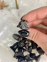 Load image into Gallery viewer, Silver sheen Obsidian Mini Carvings ✨Star Wars