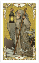 Load image into Gallery viewer, Golden Art Nouveau Tarot Mini