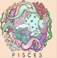 Load image into Gallery viewer, Zodiac Vinyl stickers by Marybel Martin