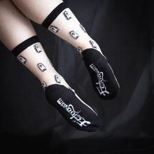Load image into Gallery viewer, Sheer Ghost Crew Socks