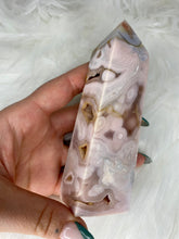 Load image into Gallery viewer, Pink Amethyst Flower Agate Tower