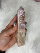 Load image into Gallery viewer, Pink Amethyst Flower Agate Tower