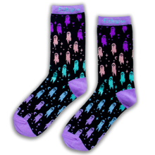 Load image into Gallery viewer, Rainbow Ghosts Unisex Crew Socks