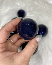 Load image into Gallery viewer, Blue Goldstone - Sphere