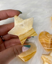 Load image into Gallery viewer, Orange Calcite Carved Shapes