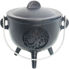 Load image into Gallery viewer, Cast Iron Cauldron with Lid