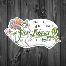 Load image into Gallery viewer, Delicate flower sticker