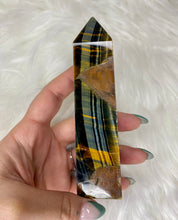 Load image into Gallery viewer, Blue Tiger Eye (Hawk eye) Tower