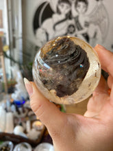 Load image into Gallery viewer, Lodolite Sphere (Garden Quartz)