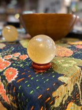 Load image into Gallery viewer, Honey Calcite Sphere