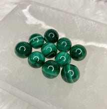 Load image into Gallery viewer, Malachite Mini Spheres