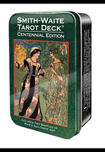 Load image into Gallery viewer, Smith-Waite Centennial Tarot Deck in a Tin