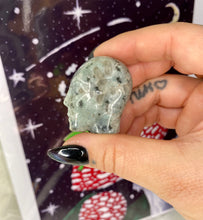 Load image into Gallery viewer, Carved Crystal Alien Skull