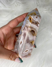 Load image into Gallery viewer, Pink Amethyst Flower Agate Tower