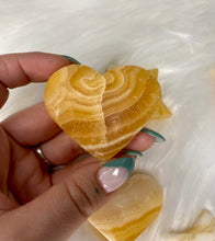 Load image into Gallery viewer, Orange Calcite Carved Shapes