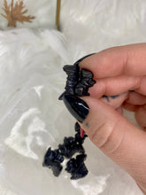 Load image into Gallery viewer, Silver Sheen Obsidian Mini Carvings