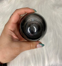 Load image into Gallery viewer, Silver Sheen Obsidian - Sphere