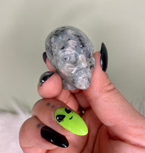 Load image into Gallery viewer, Carved Crystal Alien Skull