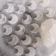 Load image into Gallery viewer, Small Crystal Carved Moons
