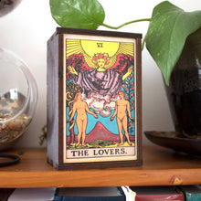 Load image into Gallery viewer, Tarot - 6 - The Lovers Stash Box