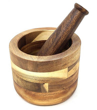 Load image into Gallery viewer, Wooden Mortar and Pestle
