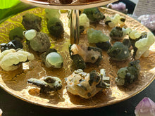 Load image into Gallery viewer, Prehnite &amp; Epidote clusters
