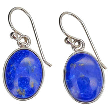 Load image into Gallery viewer, Lapis Sterling Silver Earrings On Hooks
