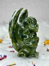 Load image into Gallery viewer, Nephrite Jade Gargoyle Demon Carving
