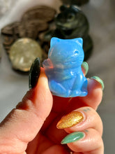 Load image into Gallery viewer, Lucky Cat Blue Opalite
