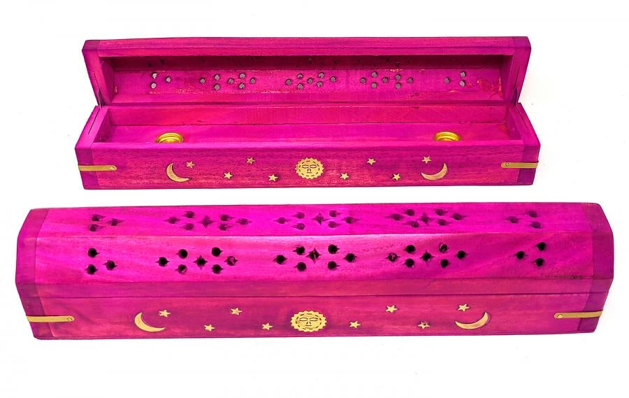 Wooden Incense Box Burner