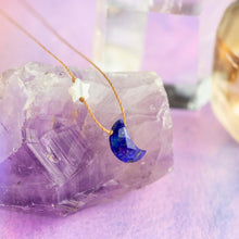 Load image into Gallery viewer, Lapis Lazuli I Love You To The Moon &amp; Back Necklace
