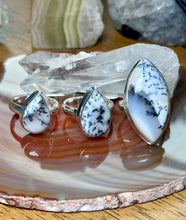 Load image into Gallery viewer, Dendritic Opal Sterling Silver Rings
