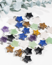 Load image into Gallery viewer, Natural Gemstone Star Pendants Crystal Charms for Jewelry

