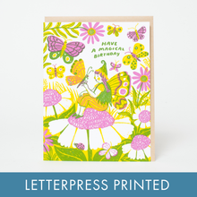 Load image into Gallery viewer, Magical Birthday Fairy Greeting Card by Phoebe Wahl
