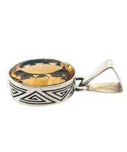 Load image into Gallery viewer, Citrine “Success” Sterling Silver Pendant
