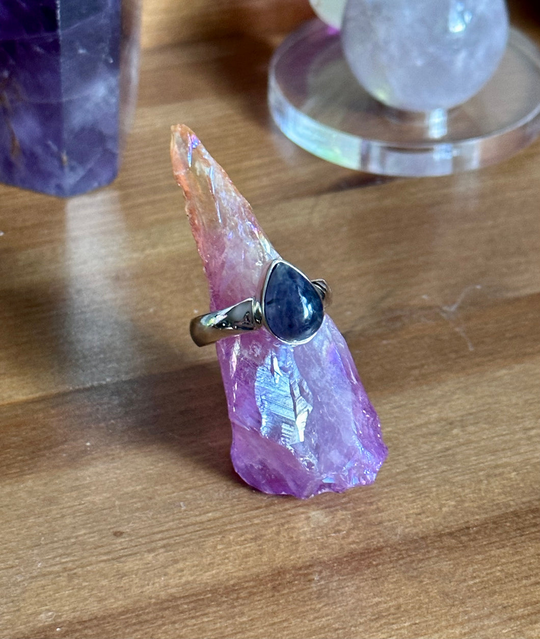 Iolite Ring - Sterling Silver