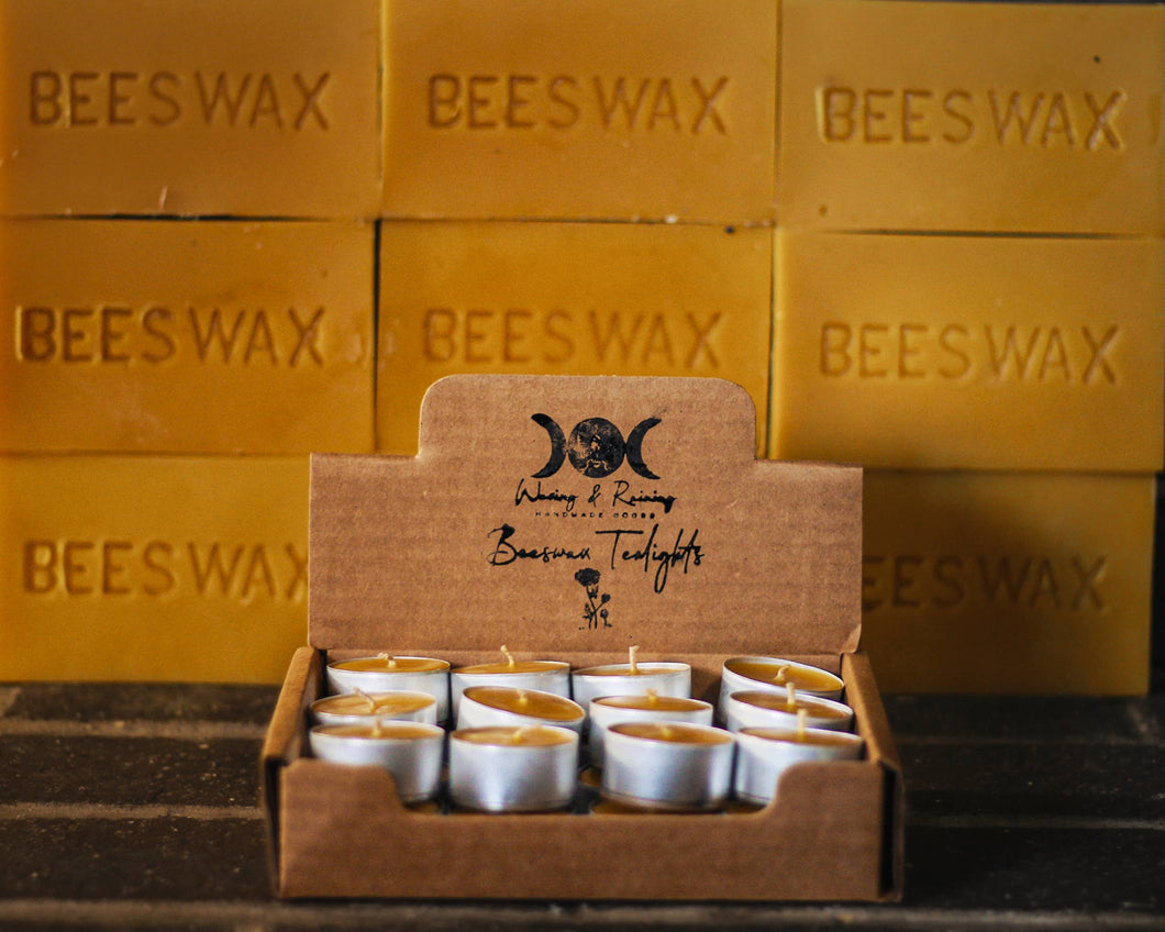 Beeswax Tealight Candles - Singles
