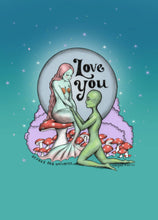 Load image into Gallery viewer, I Love You Across The Universe - 4.5 X 6.5" greeting card
